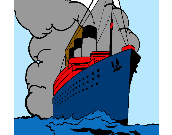 Dibujo Barco de vapor pintado por toyito