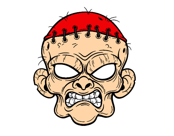 Dibujo Cara de zombie pintado por natygm24