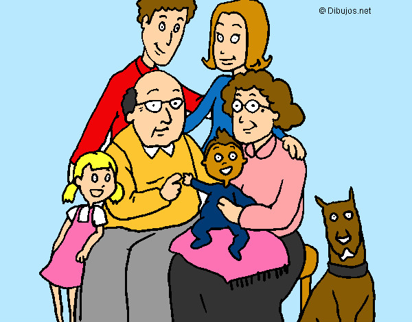 Dibujo Familia pintado por juanito170