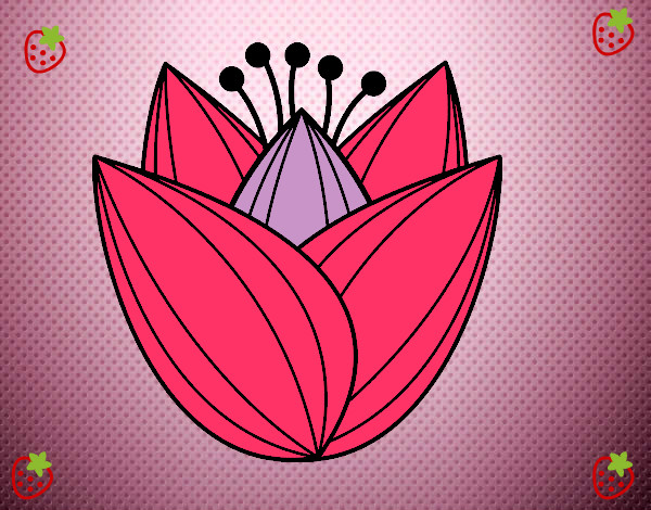 Dibujo Flor de tulipán pintado por Ferny10