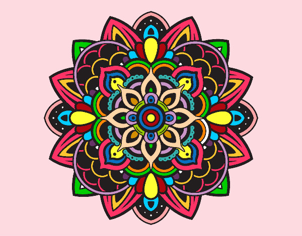 Dibujo Mandala decorativa pintado por Amanda45