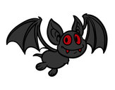 Dibujo Murciélago - vampiro pintado por natygm24
