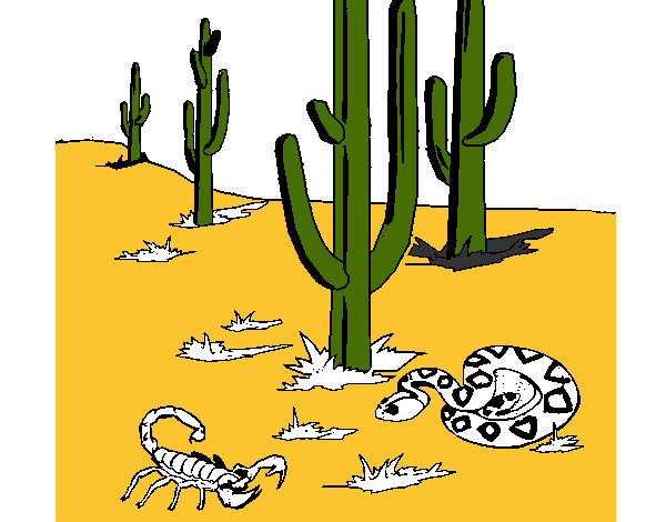 Dibujo Desierto pintado por LUXANA