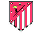 Dibujo Escudo del Club Atlético de Madrid pintado por diego18