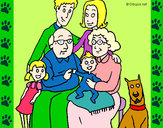 Dibujo Familia pintado por Sami12