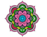 Dibujo Mandala flor oriental pintado por  evelyn17