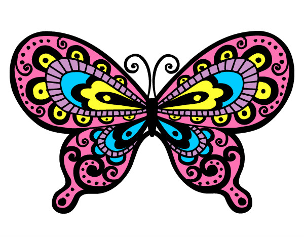 Dibujo Mariposa bonita pintado por lalinda18