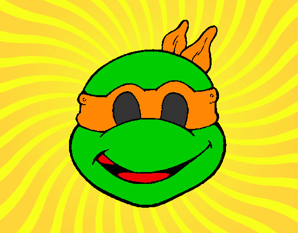 Dibujo Máscara Tortuga ninja pintado por sebaship05