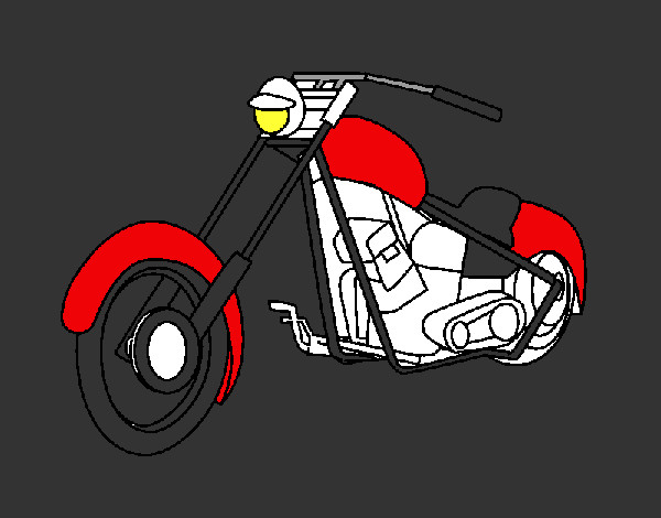 Dibujo Moto 1 pintado por nachitho
