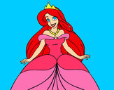 Dibujo Princesa Ariel pintado por maritzaosp