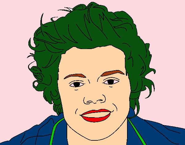 Dibujo Retrato de Harry Styles pintado por verostyles