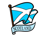 Dibujo Bandera de Escocia pintado por Athe