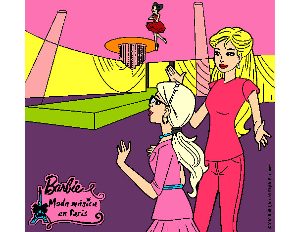 Dibujo Barbie descubre a las hadas mágicas pintado por adilia