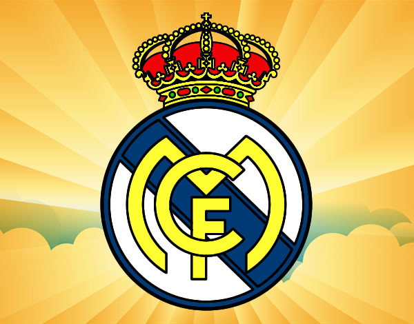 Dibujo Escudo del Real Madrid C.F. pintado por yohandro