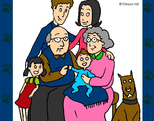 Dibujo Familia pintado por Samantha1D