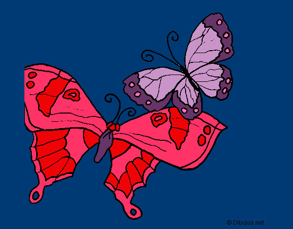 Dibujo Mariposas pintado por hanita501