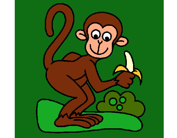 Dibujo Mono pintado por Margarethf