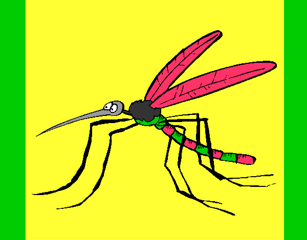 Dibujo Mosquito 2 pintado por yohandro
