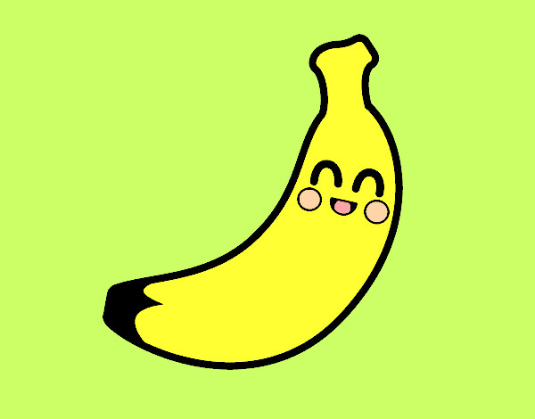 Dibujo Plátano de Canarias pintado por Marlli