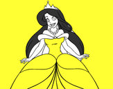 Dibujo Princesa Ariel pintado por xima