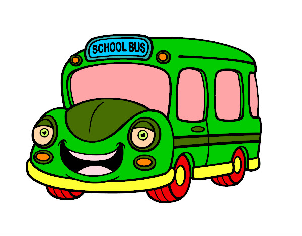 Dibujo Autobús Escolar Infantil pintado por murano