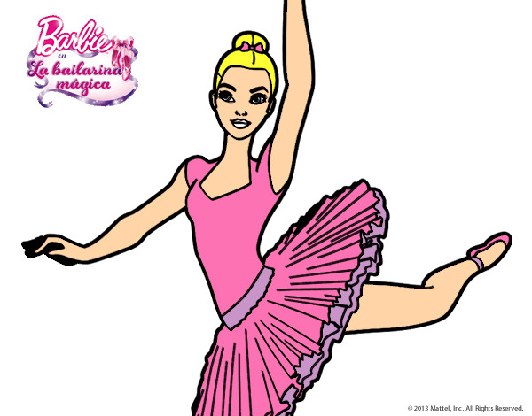 Dibujo Barbie en segundo arabesque pintado por CrespoR