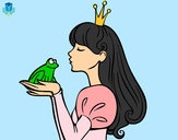 Dibujo La princesa y la rana pintado por Sofinfa