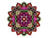 Dibujo Mandala decorativa pintado por FlorN