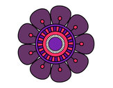 Dibujo Mandala en forma de flor pintado por CorinaRebe