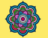 Dibujo Mandala flor oriental pintado por Marlli