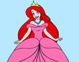 Dibujo Princesa Ariel pintado por Adryannah