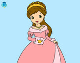 Dibujo Princesa de gala pintado por Sofinfa