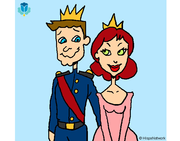Dibujo Príncipe y princesa pintado por Sofinfa