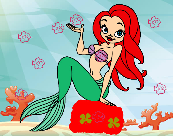 Dibujo Sirena sexy pintado por superrita