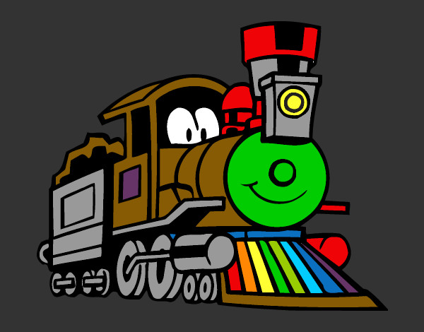 Dibujo Tren divertido pintado por BautiP