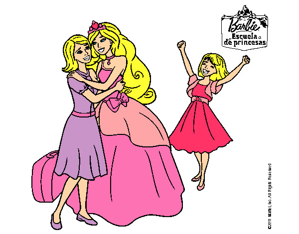 Dibujo Barbie proclamada princesa pintado por Athe