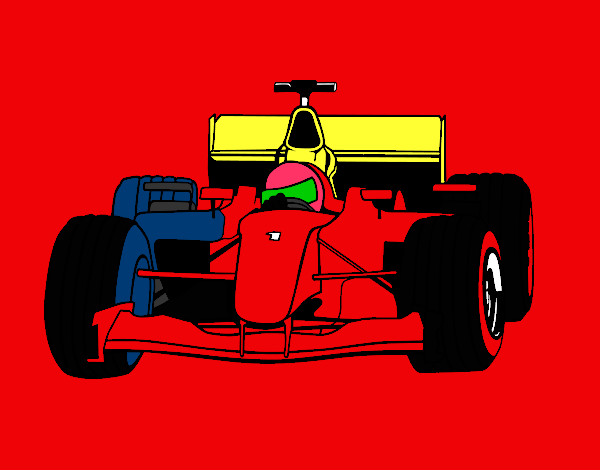 Dibujo Coche de F1 pintado por emilio1999