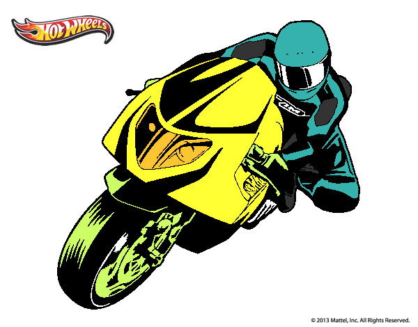 Dibujo Hot Wheels Ducati 1098R pintado por hanniaisa