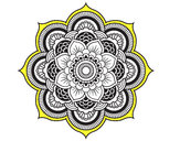 Dibujo Mandala flor oriental pintado por bernalvele