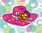Dibujo Sombrero con flores pintado por Rosap