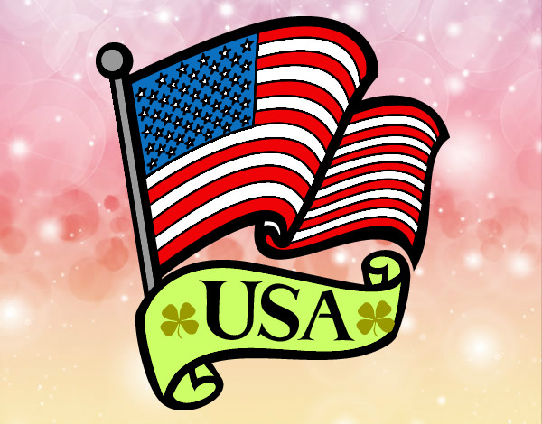 Dibujo Bandera de los Estados Unidos pintado por cangejo435