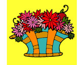 Dibujo Cesta de flores 7 pintado por Profga