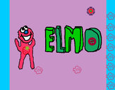 Dibujo Elmo 1 pintado por kariett