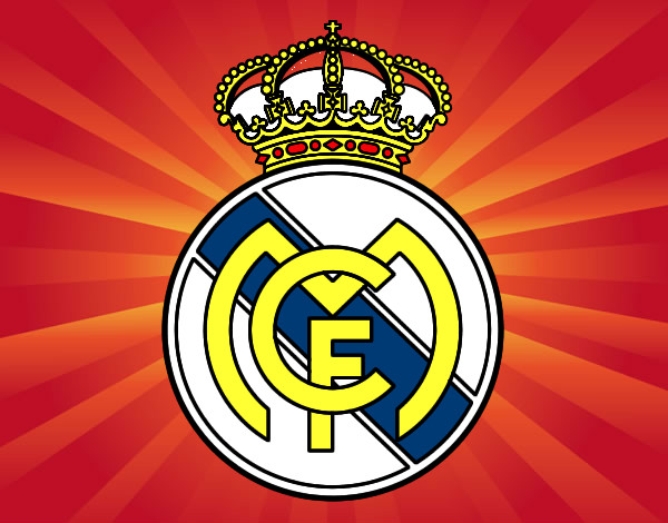 Dibujo Escudo del Real Madrid C.F. pintado por LEYVA99