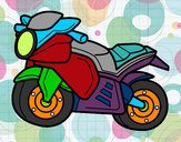 Dibujo Moto deportiva pintado por cangejo435