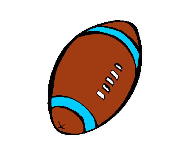 Dibujo Pelota de fútbol americano pintado por charlycar