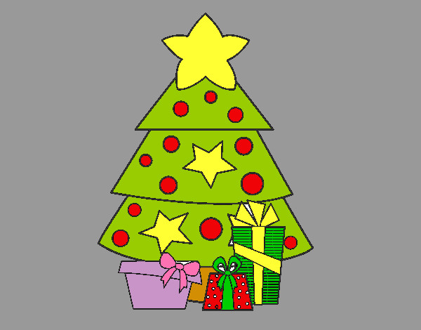 Dibujo Regalos de Navidad 2 pintado por BARBIENA