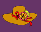 Dibujo Sombrero con flores pintado por Profga