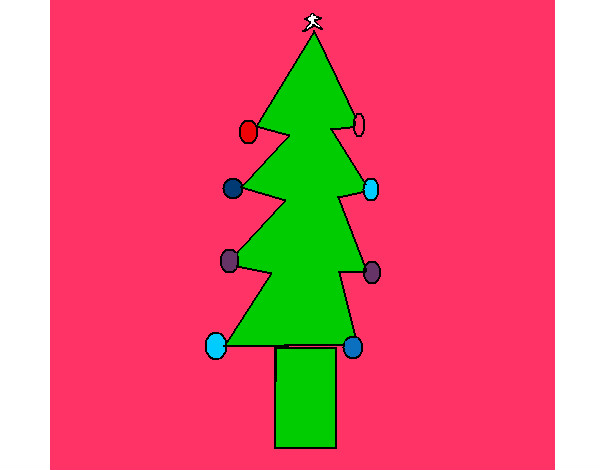 Dibujo Árbol de navidad III pintado por emilabbe99
