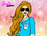 Dibujo Barbie con gafas de sol pintado por Patriamor